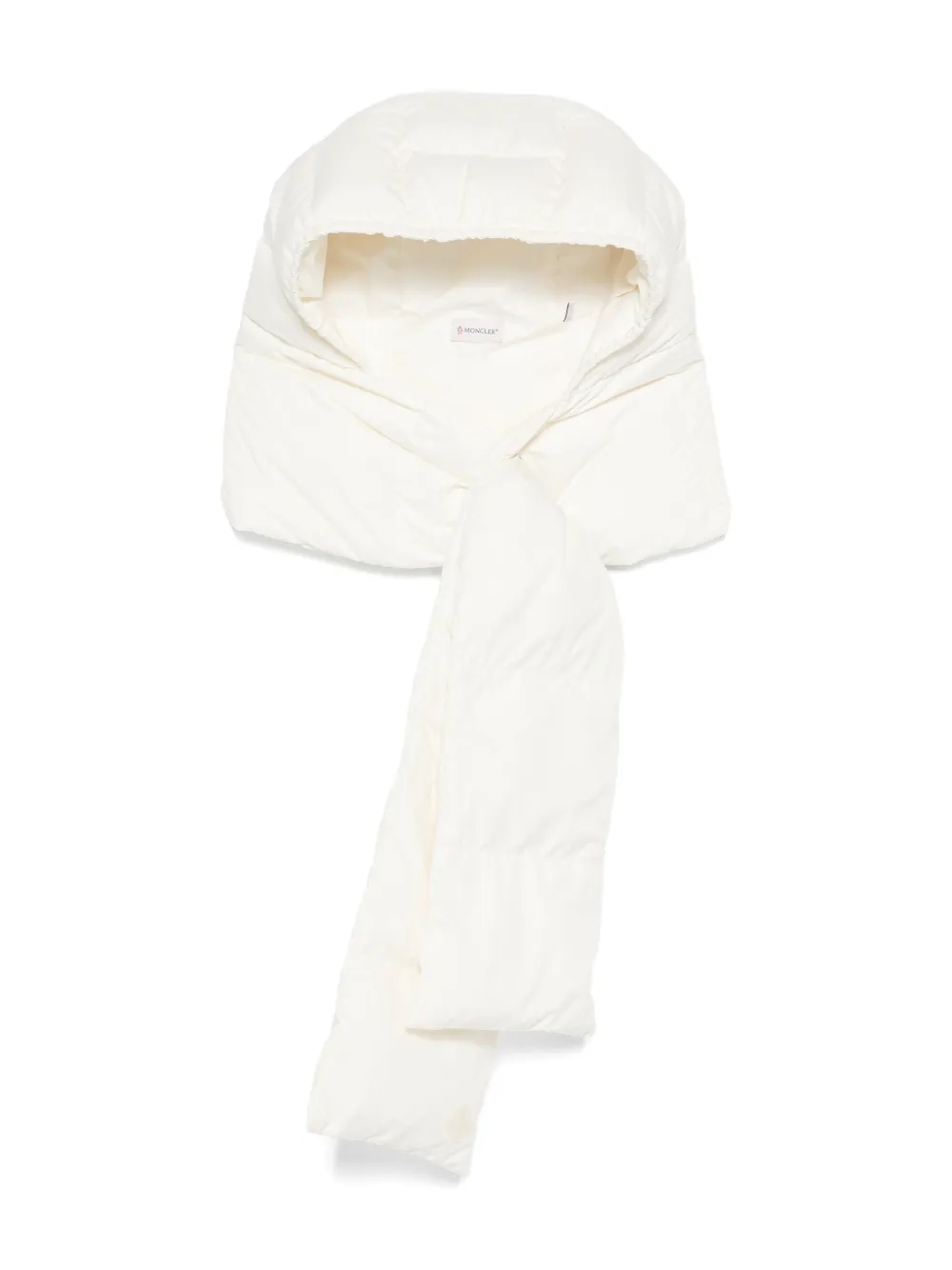 Moncler mascada capitonada con capucha | blanco | Image 1