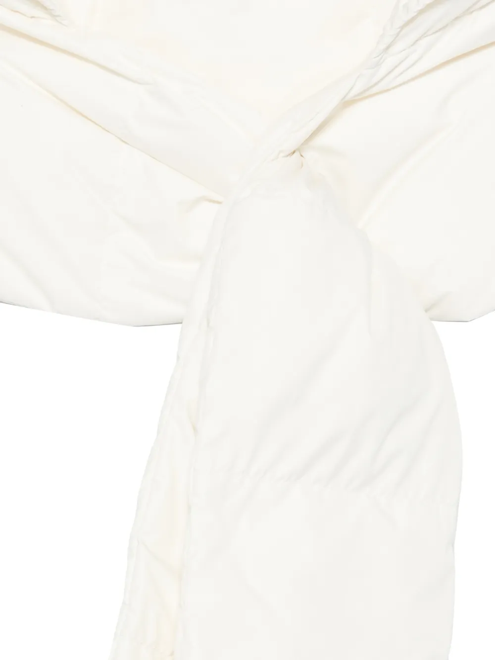 Moncler Gewatteerde sjaal met capuchon - Wit