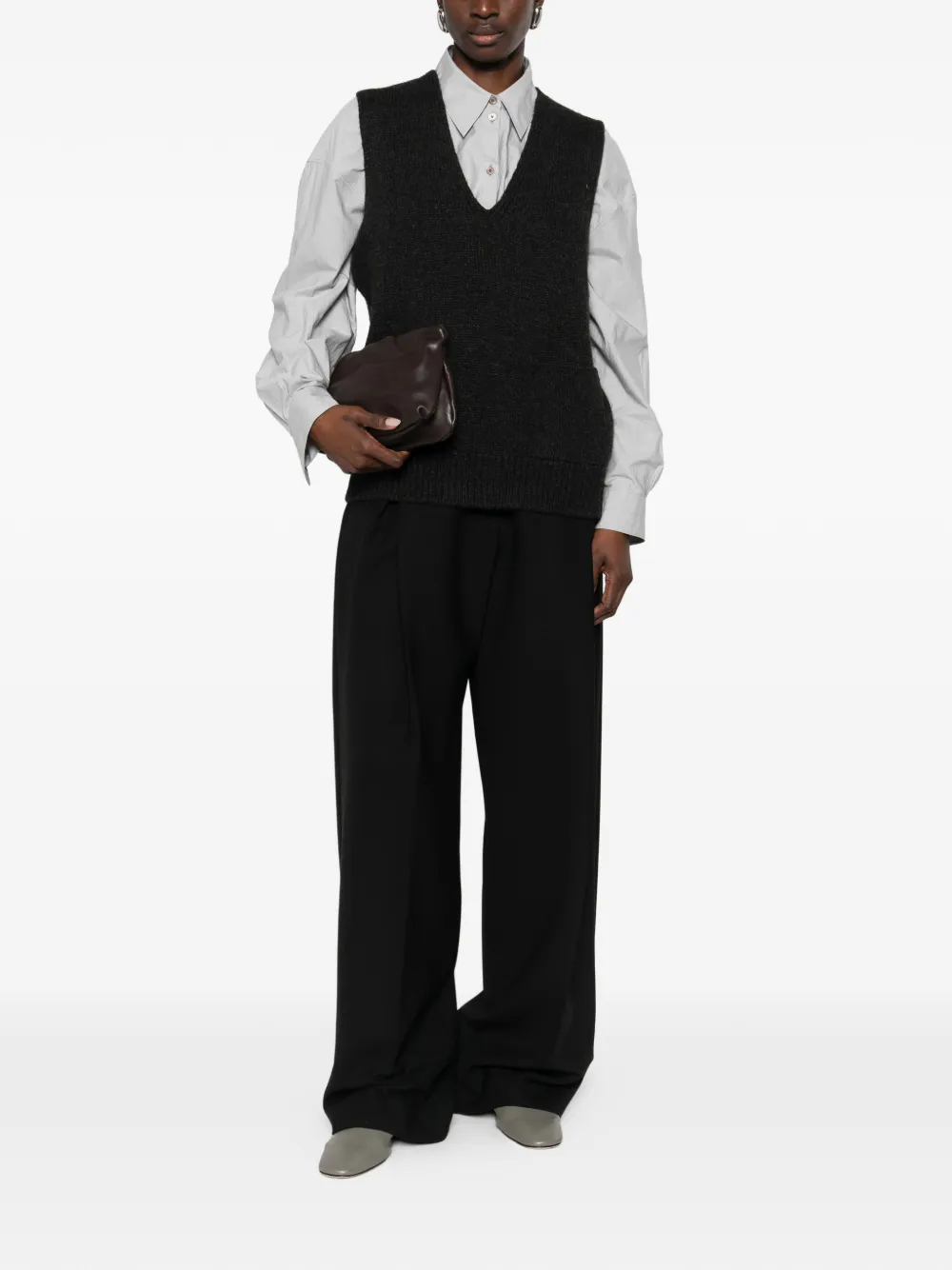  The Row Marte Vest - Grey 