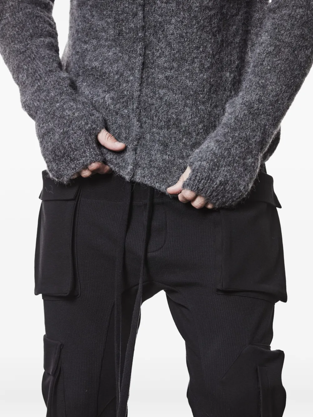 Thom Krom Long-sleeve Hoodie In Gray