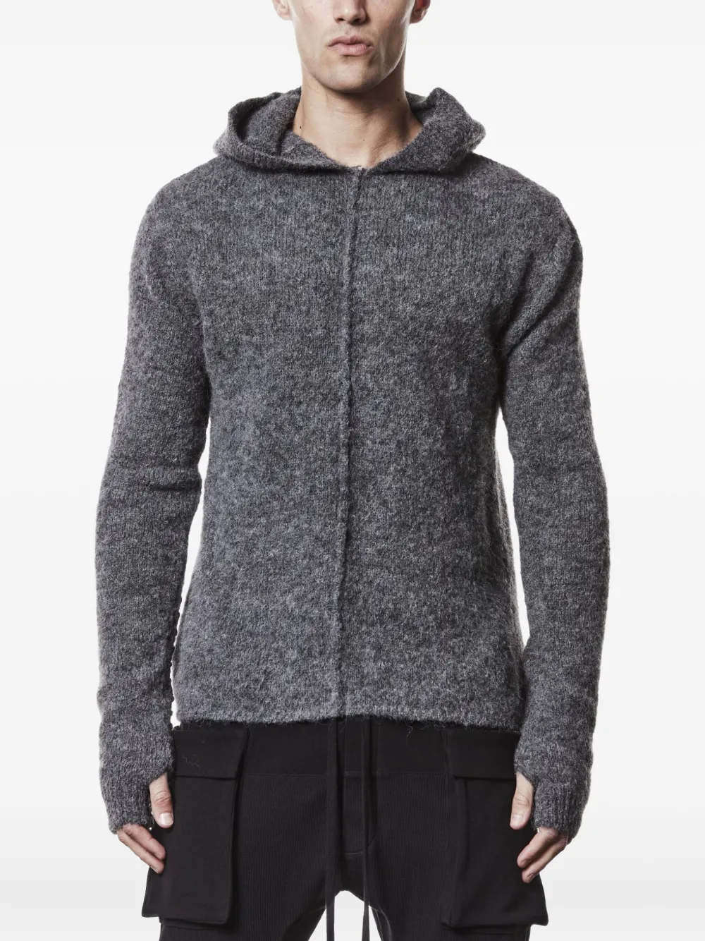 Thom Krom hoodie con cordones | gris | Image 1