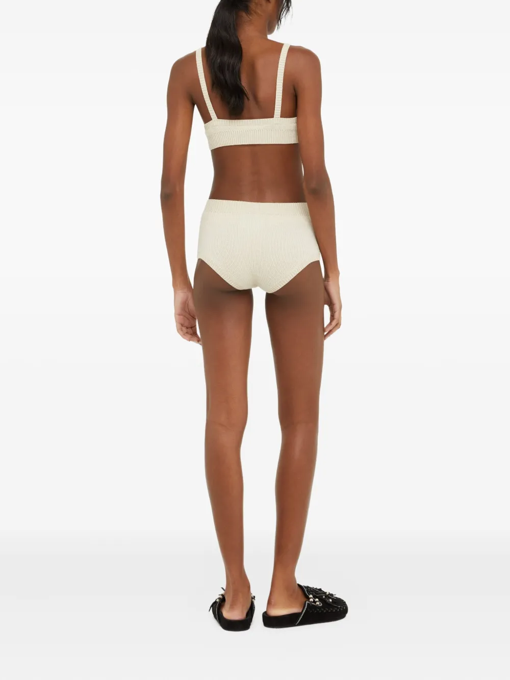 Alanui Gerippte Culottes-shorts In Brown