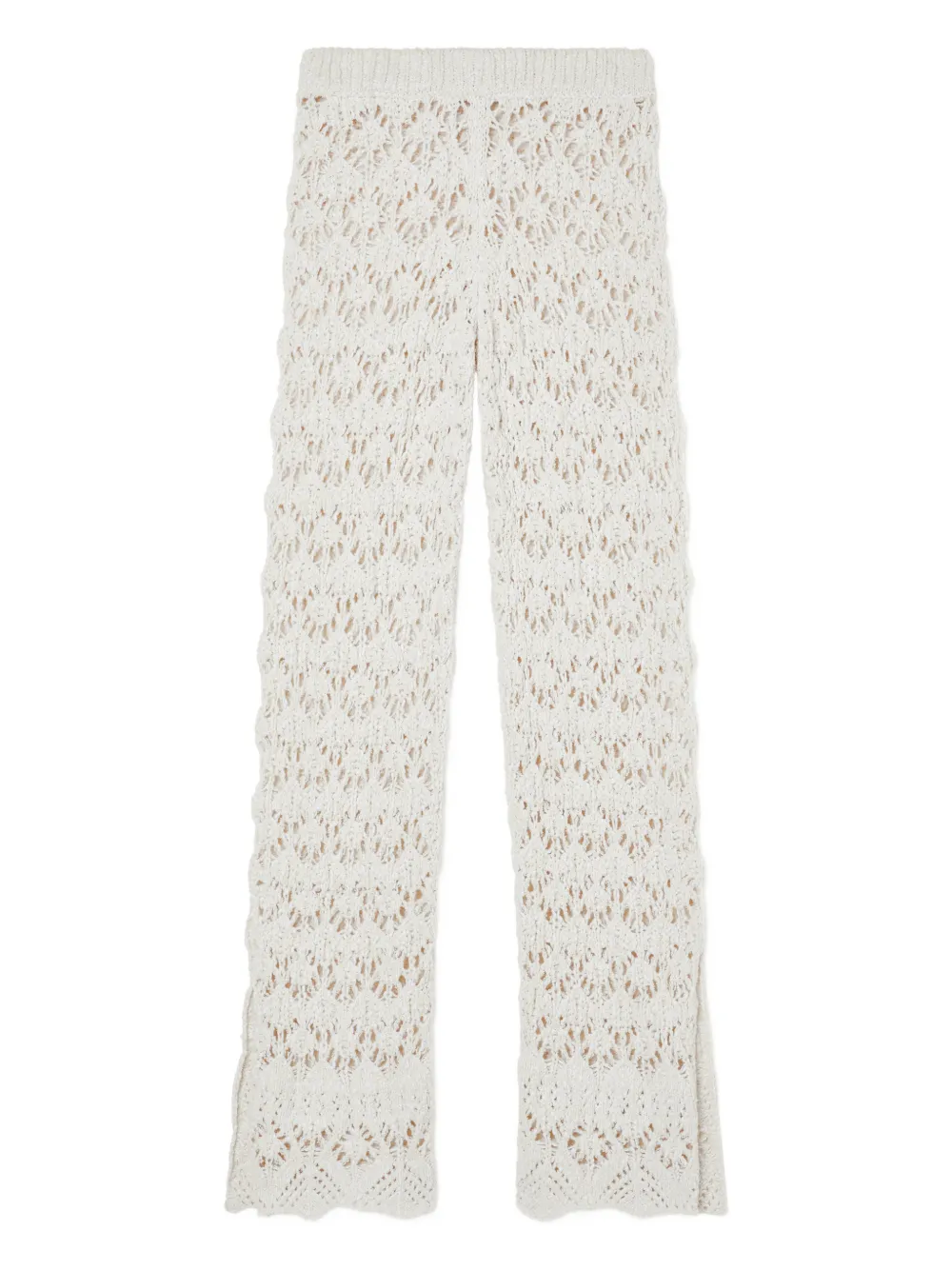 Alanui Lagoon Romance Trousers In White