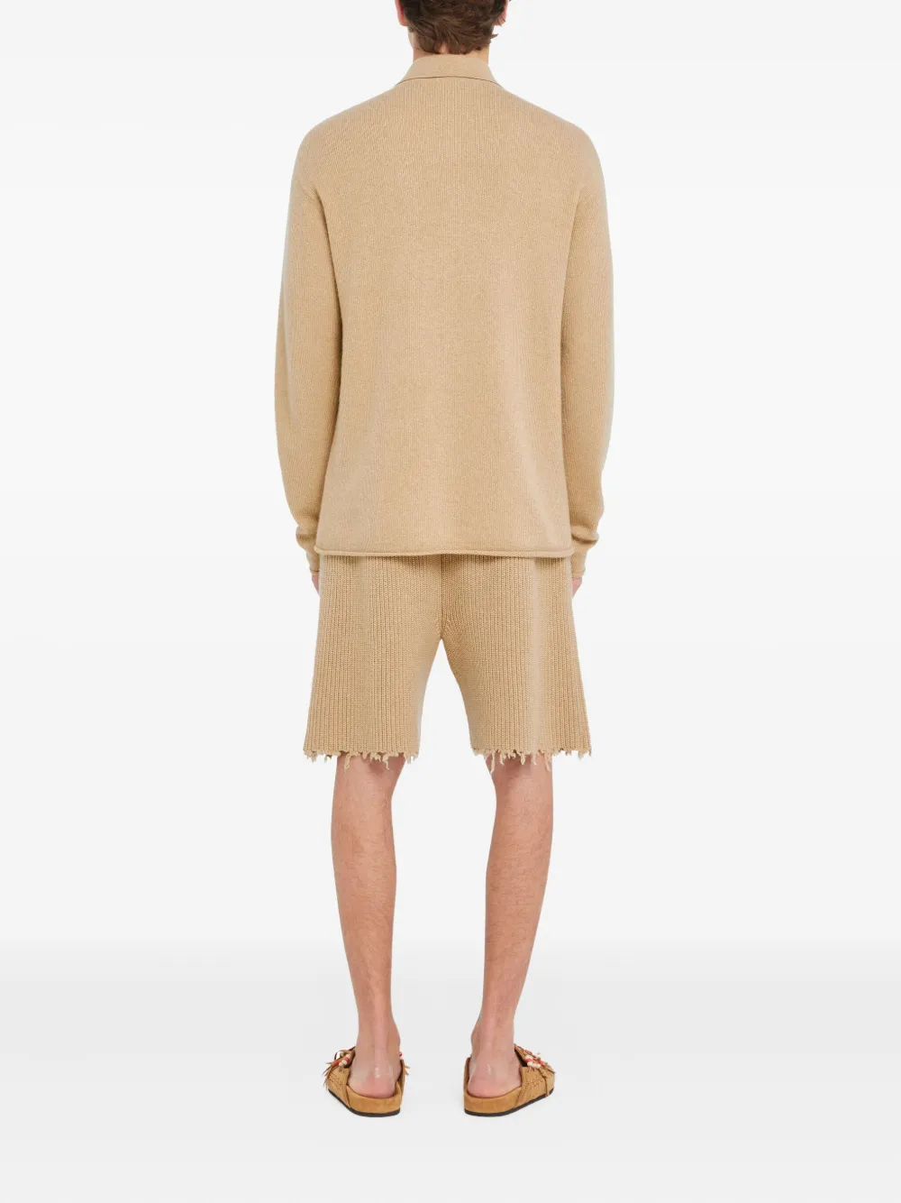 Alanui Finest poloshirt met lange mouwen Beige