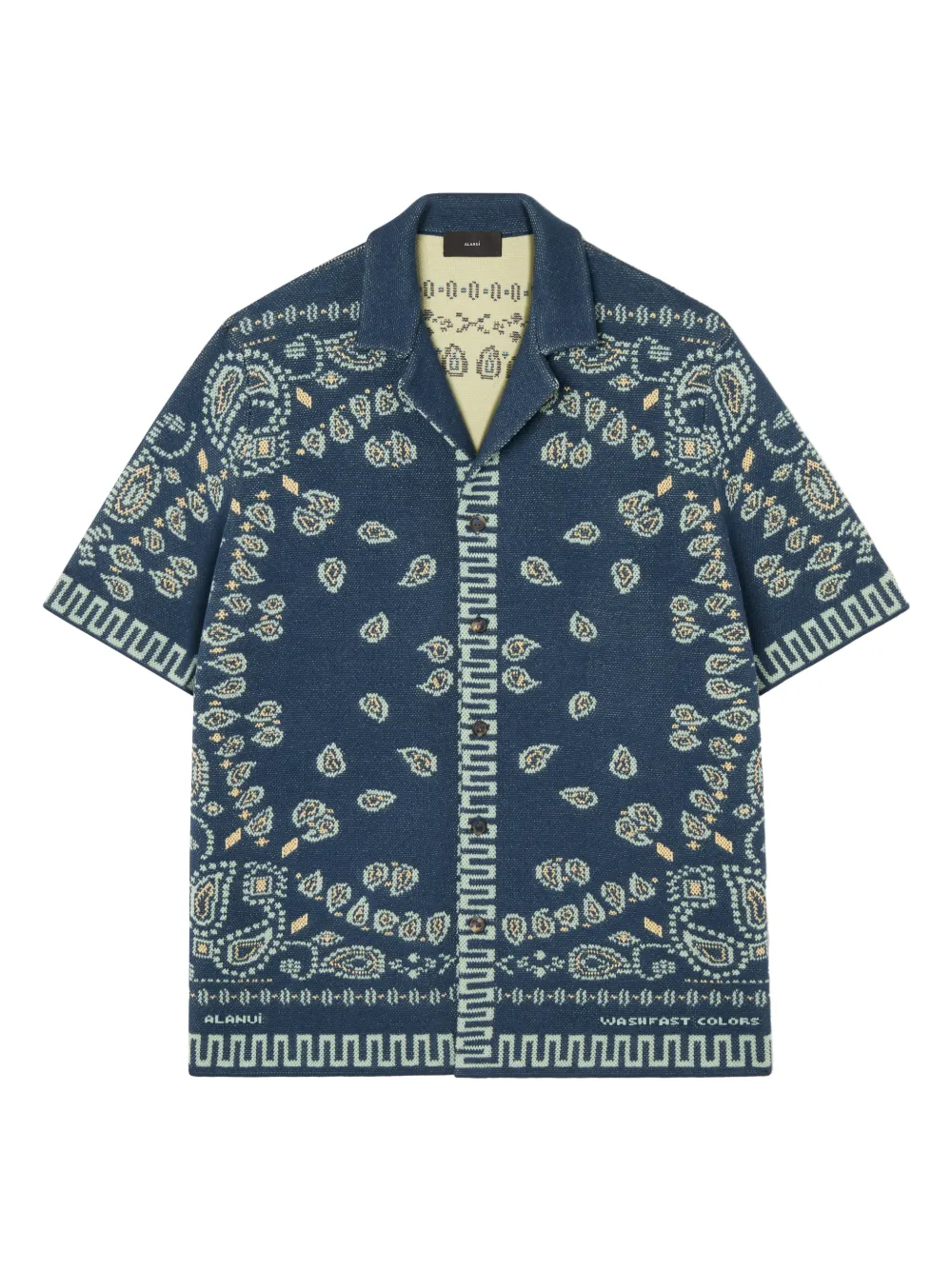 Alanui chemise à motif cachemire | bleu | Image 1