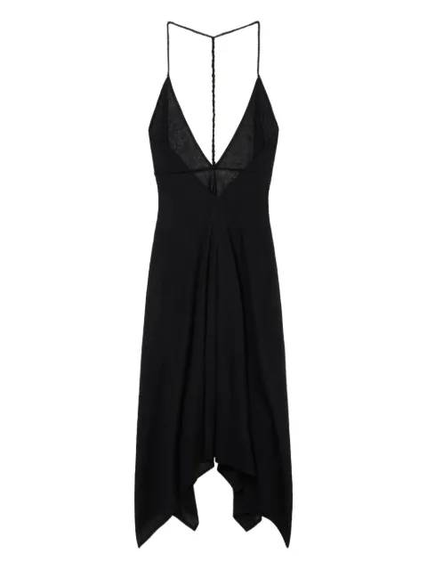 Alanui Mermaid Inside halterneck embellished maxi dress