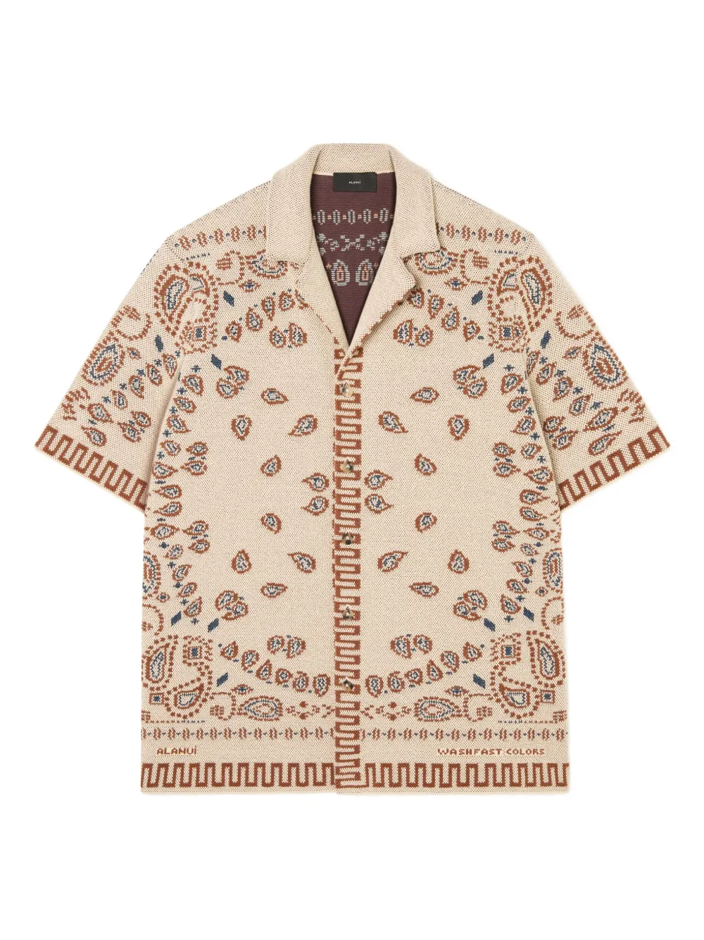 Alanui Camisa com estampa de bandana | Neutro | Image 1