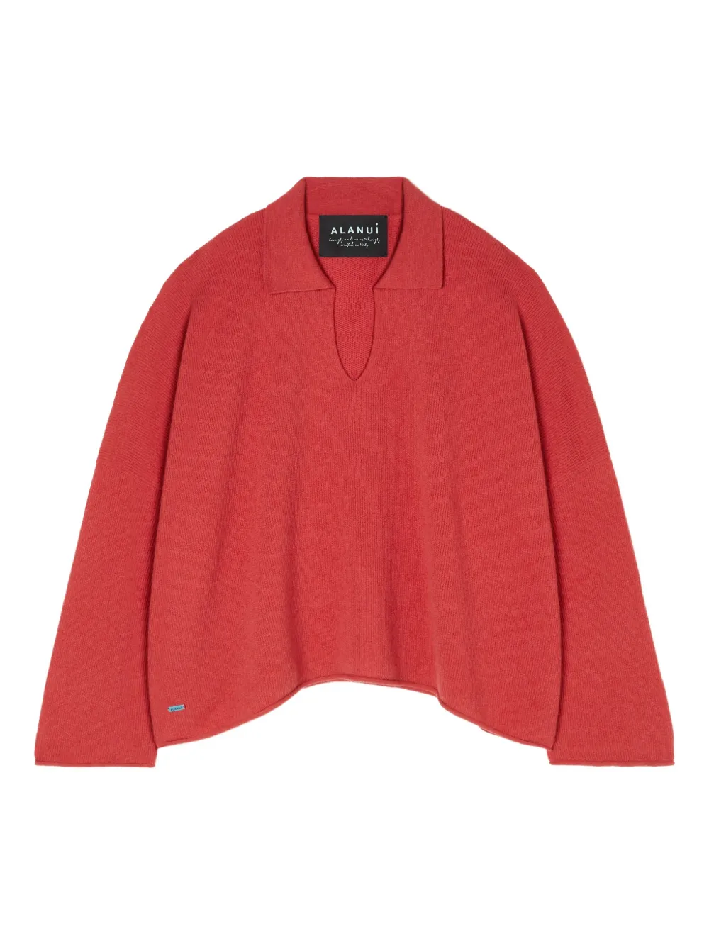 Alanui Pullover Mit Poloshirtkragen In Red