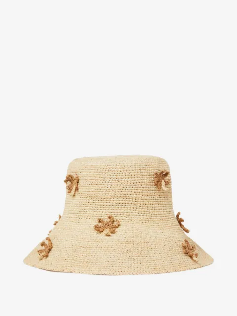 Alanui floral-motif bucket hat
