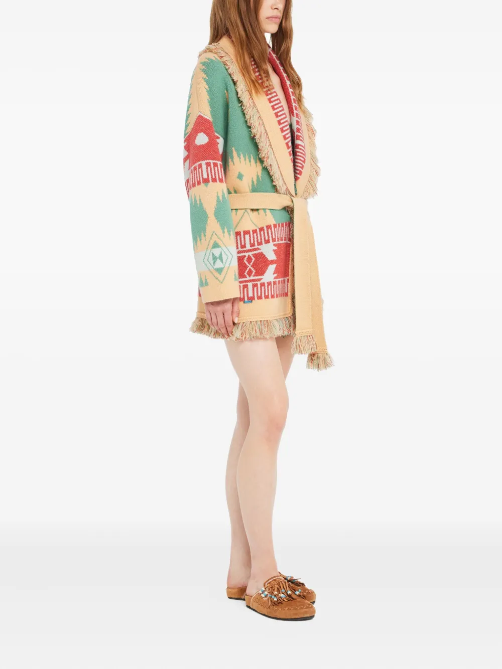 Alanui Vest met franje Beige