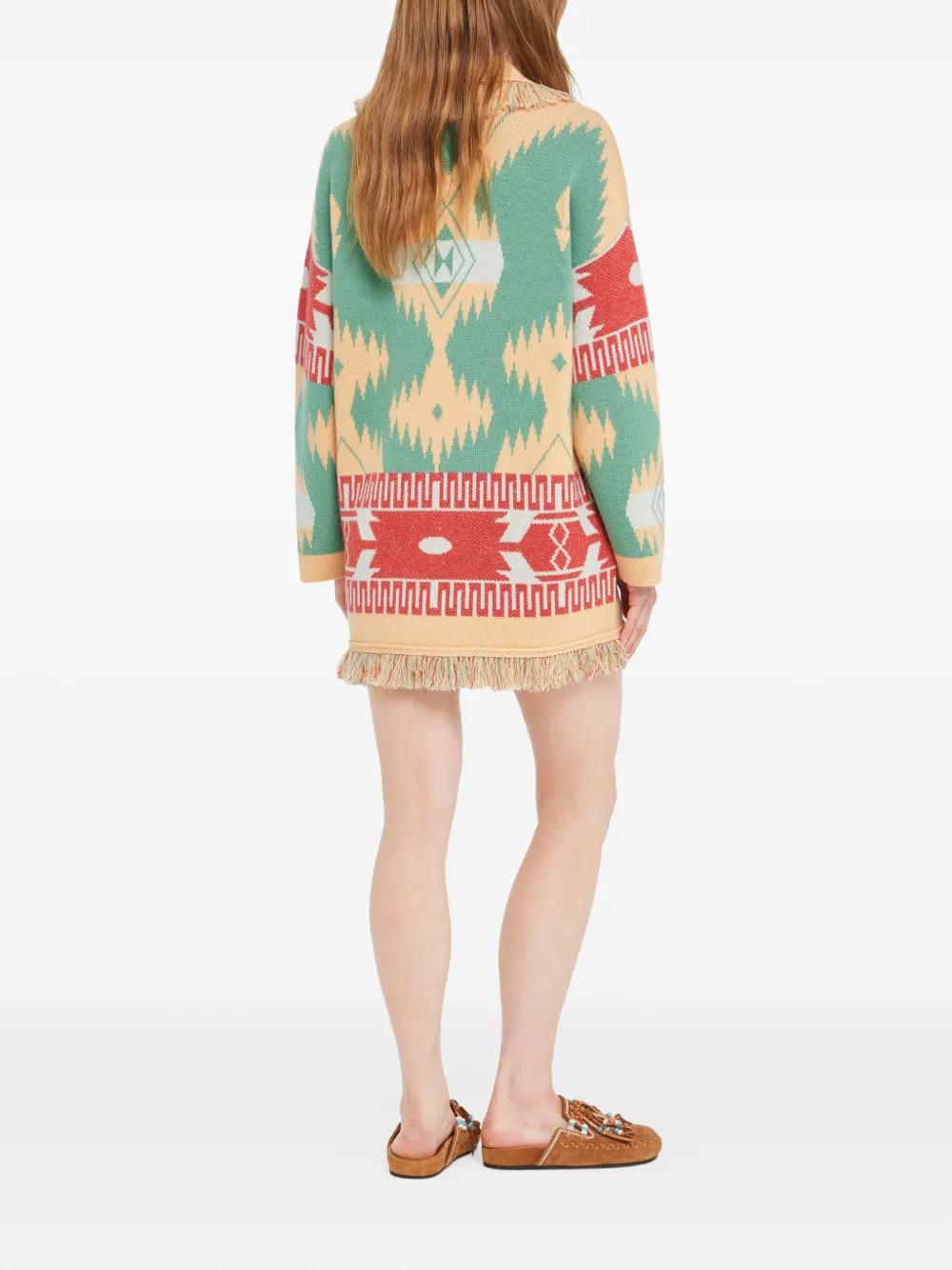 Alanui Vest met franje Beige