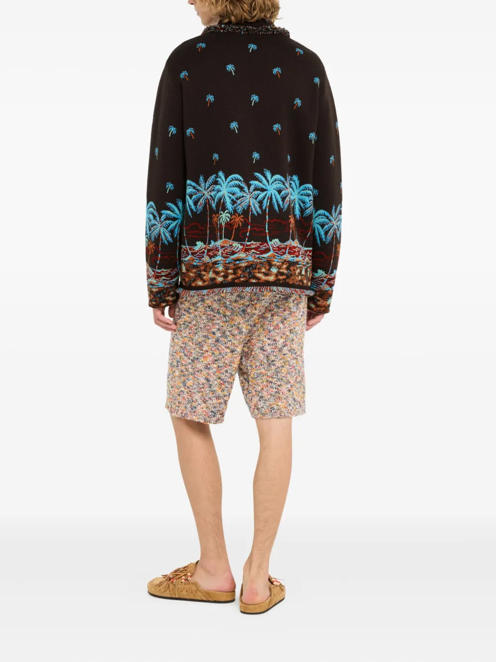 Alanui Tale Of Hawaiian vest met franje Bruin