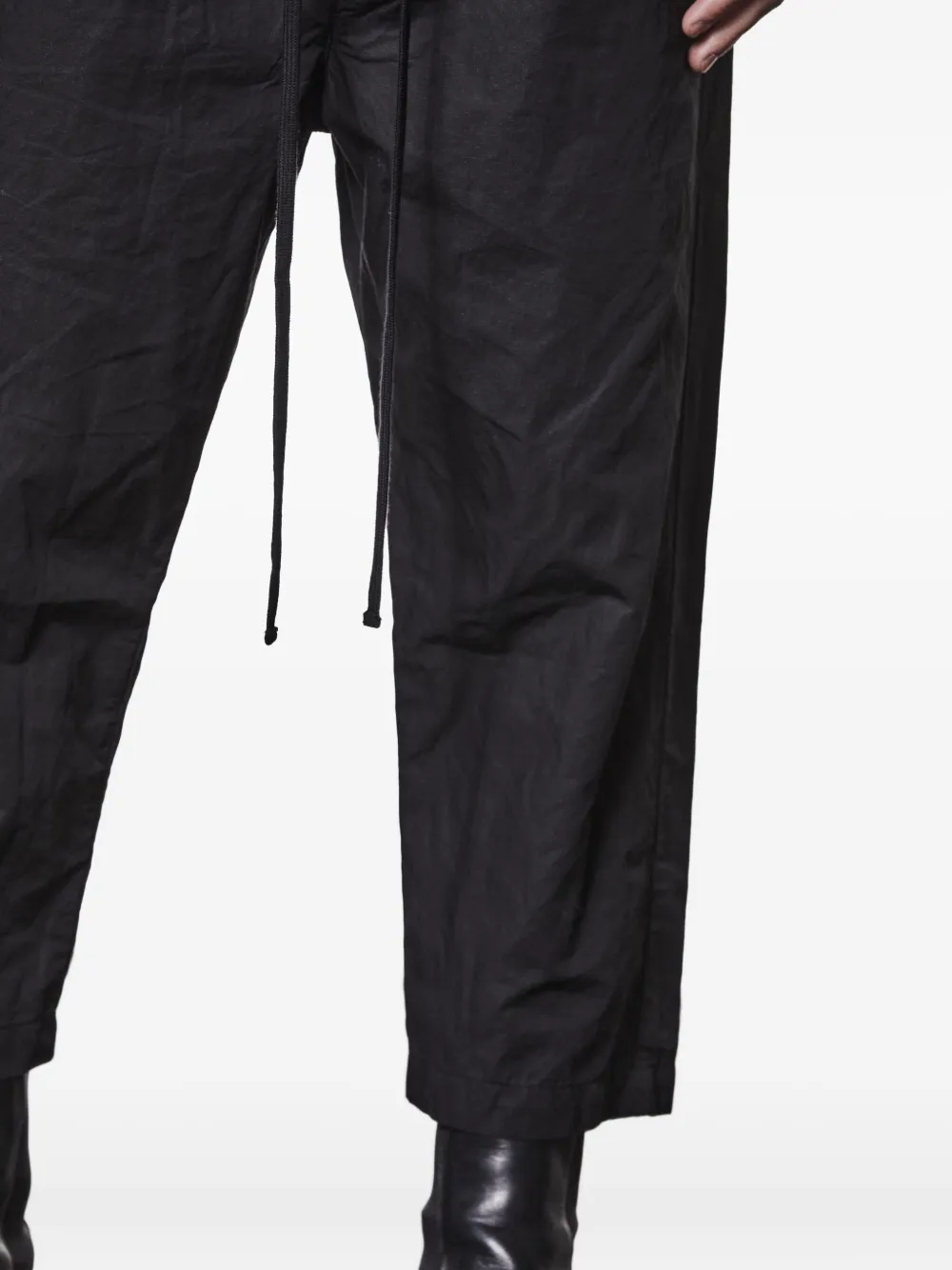 Thom Krom Cropped broek Zwart