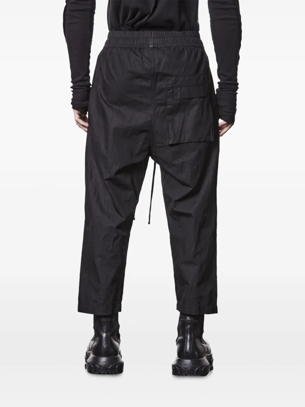 Thom Krom drawstring cropped trousers | Drop Crotch Pants | Image 2