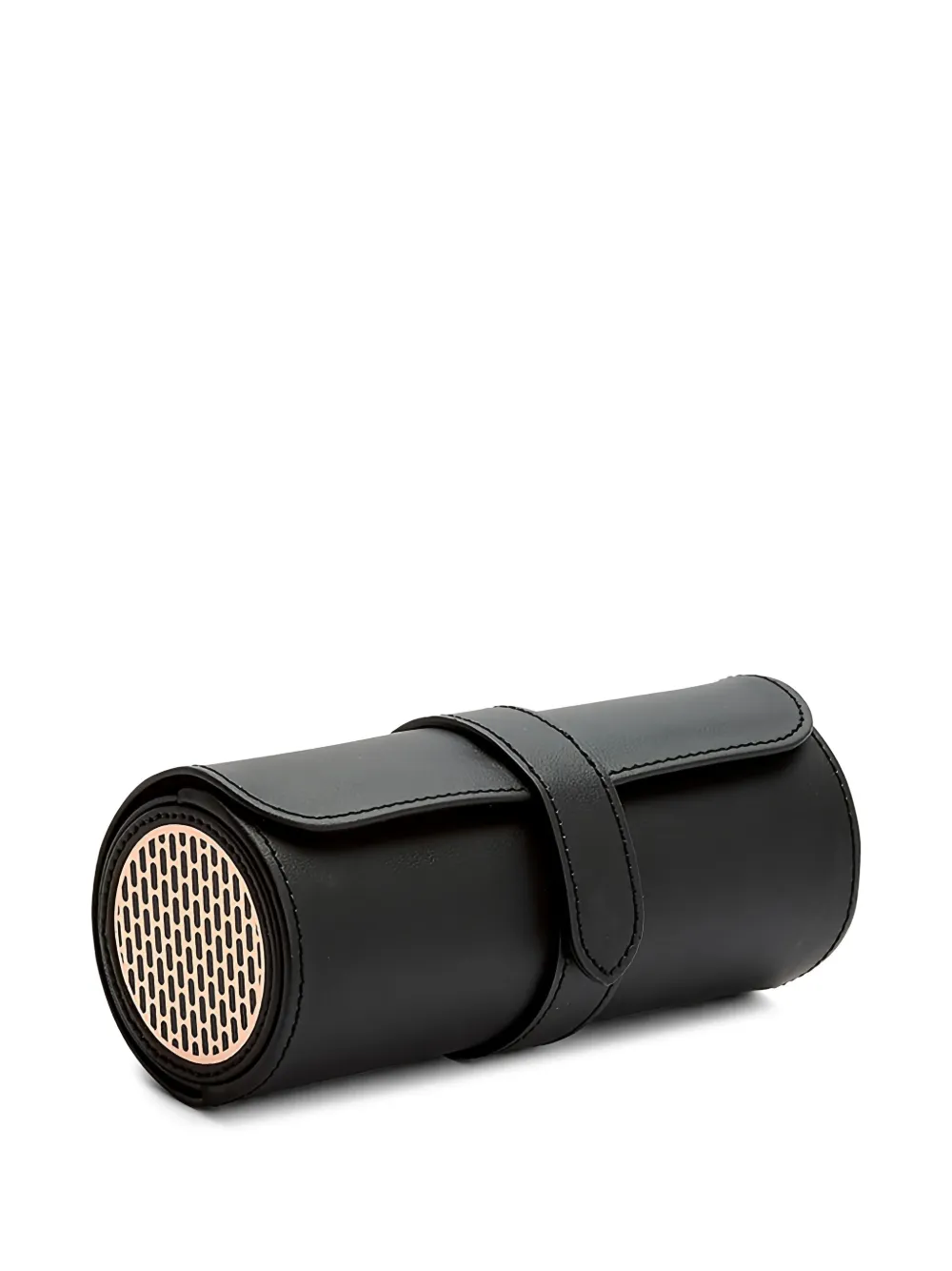 WOLF Axis jewellery box (8.3cm x 19.7cm) | Black | Image 1