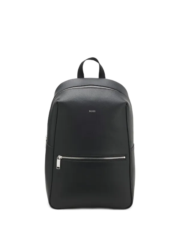BOSS バックパック　黒 BOSS ジップ バックパック | ブラック | FARFETCH JP