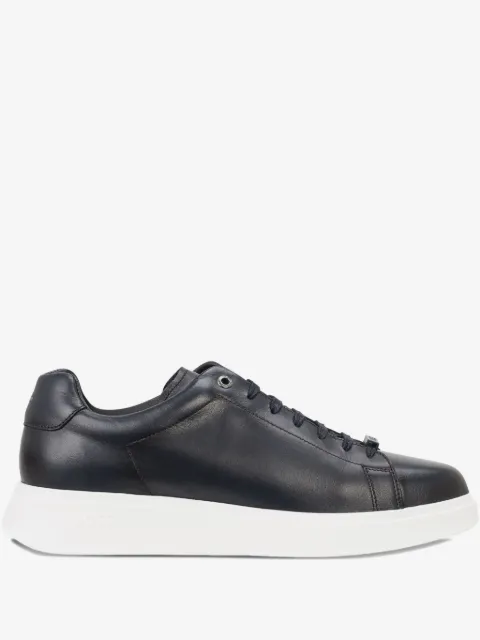 BOSS rubber-sole trainers in leather