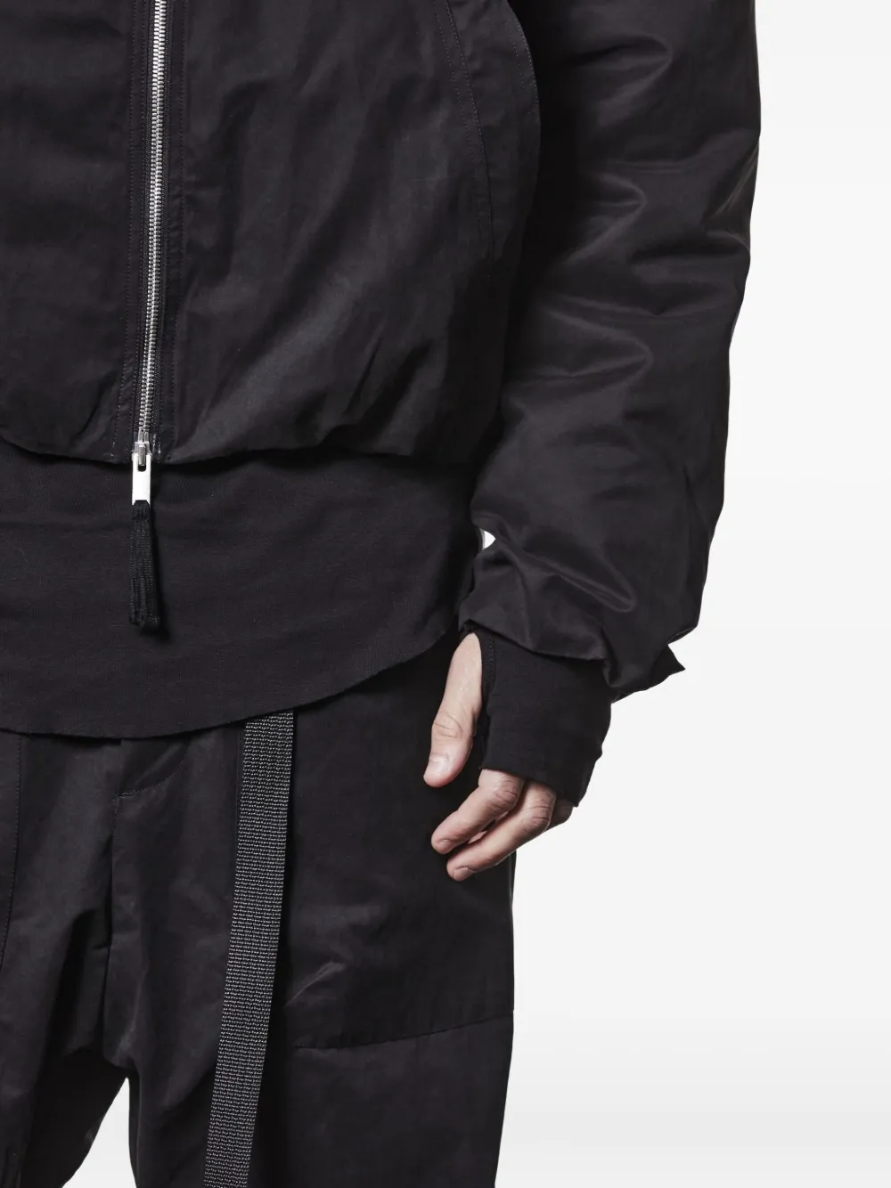 Thom Krom Gewatteerd jack Zwart