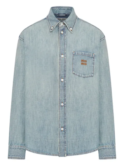 Miu Miu Buttoned Chambray Shirt