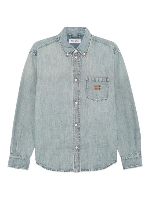 Miu Miu buttoned chambray shirt