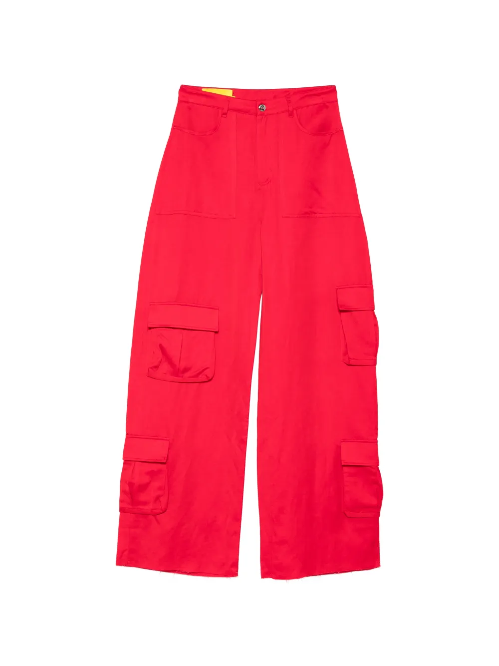 Marques'Almeida satin cargo pants - Rosso