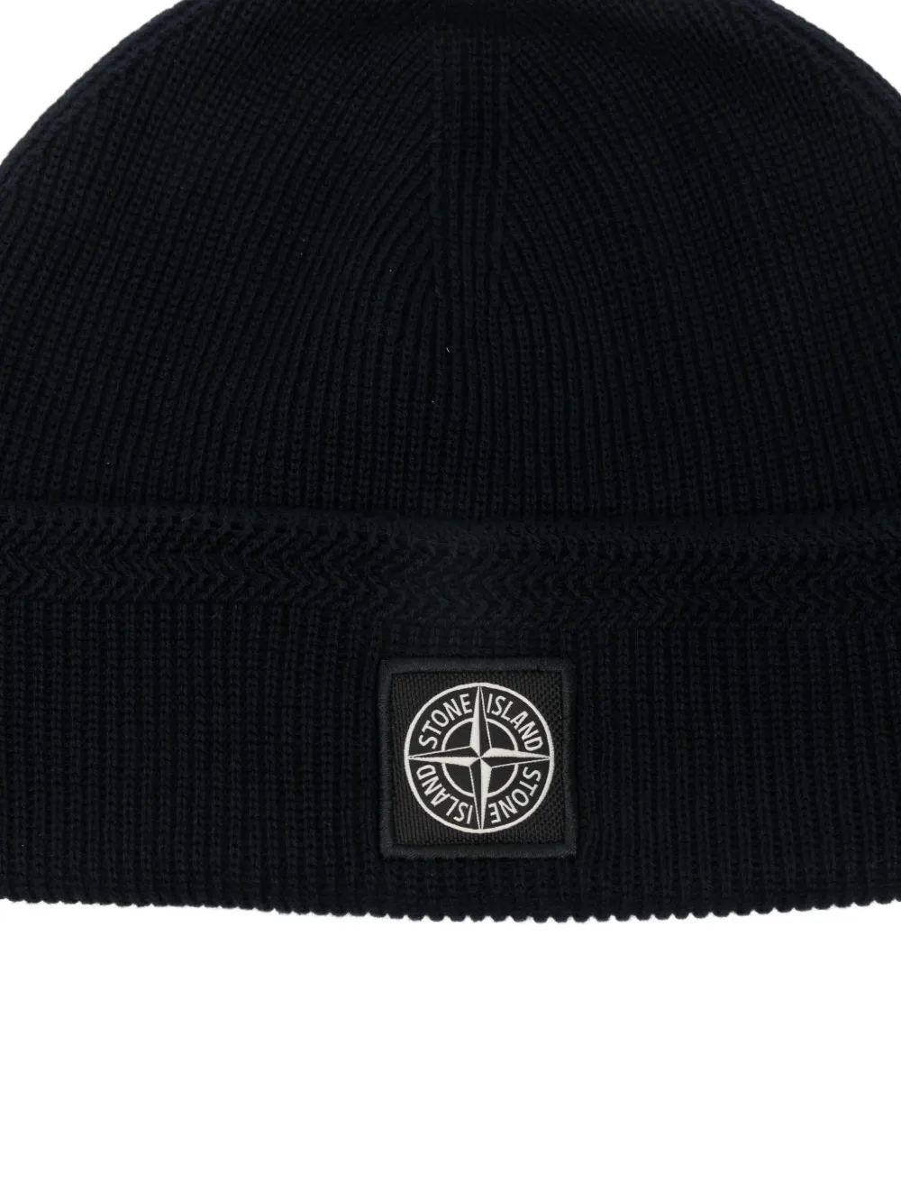 Stone Island ロゴパッチ ビーニー | ブルー | FARFETCH JP