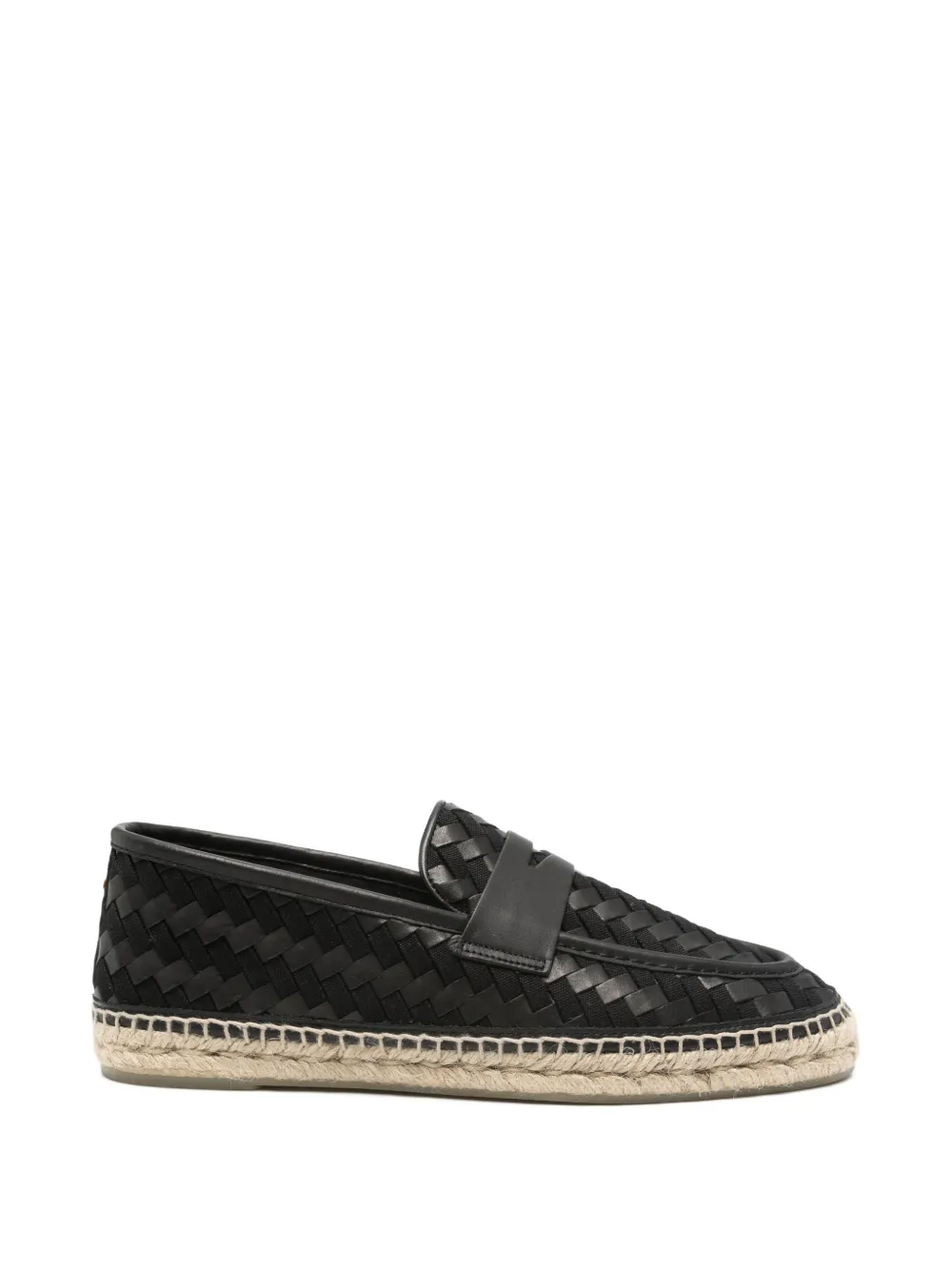 Castañer woven penny espadrilles Zwart