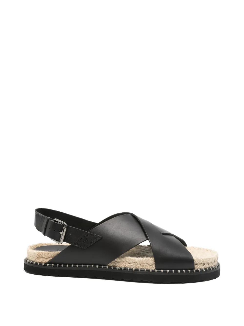 Castañer crossover-strap slingback sandals - Nero