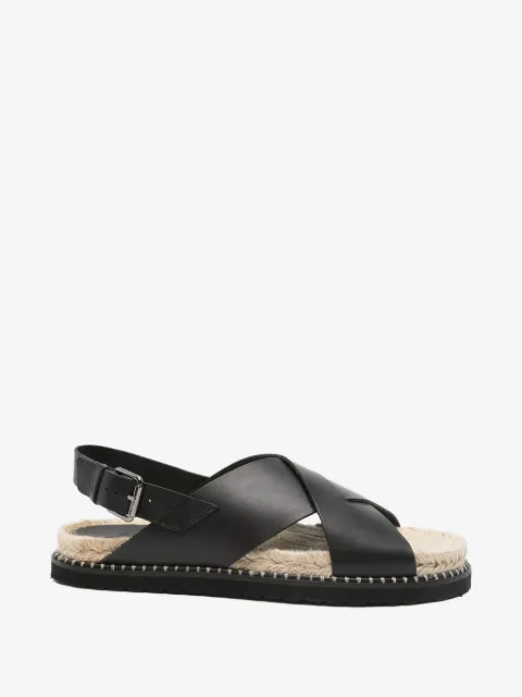 Castañer crossover-strap slingback sandals