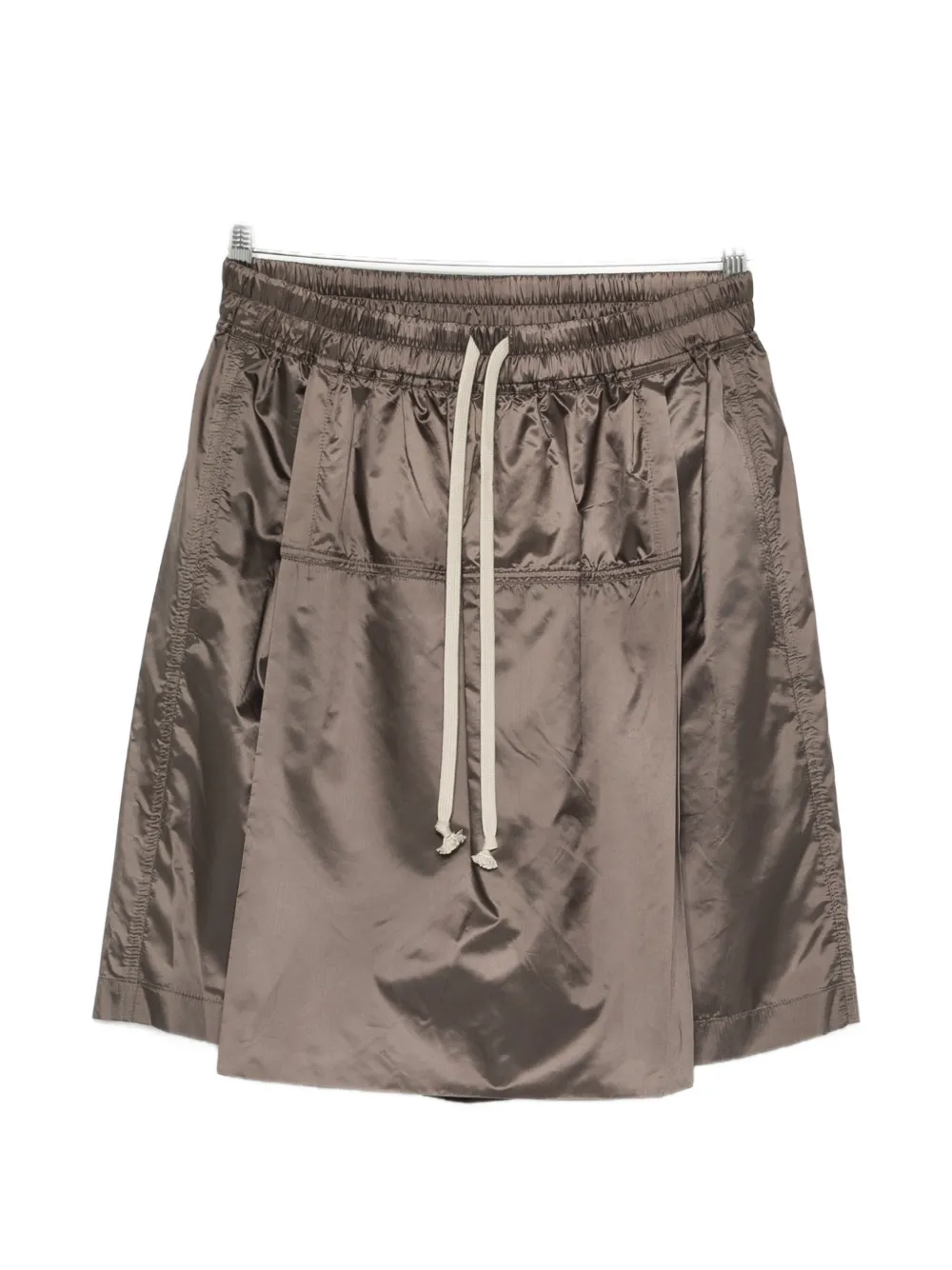 Moncler + Rick Owens drawstring kilts shorts - Marrone