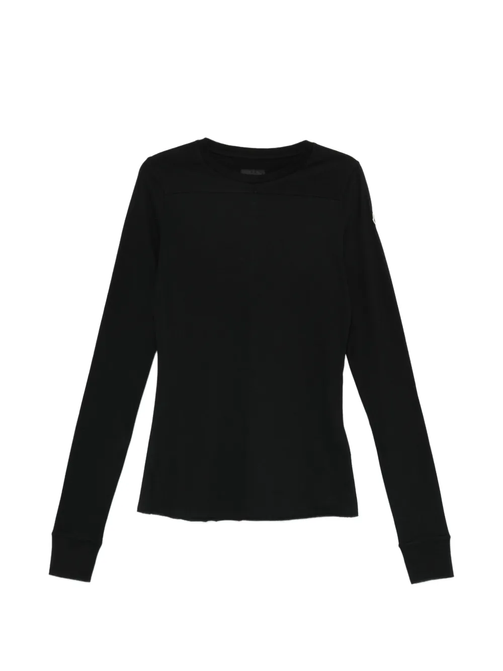 Moncler + Rick Owens long-sleeved girder T-shirt – Black