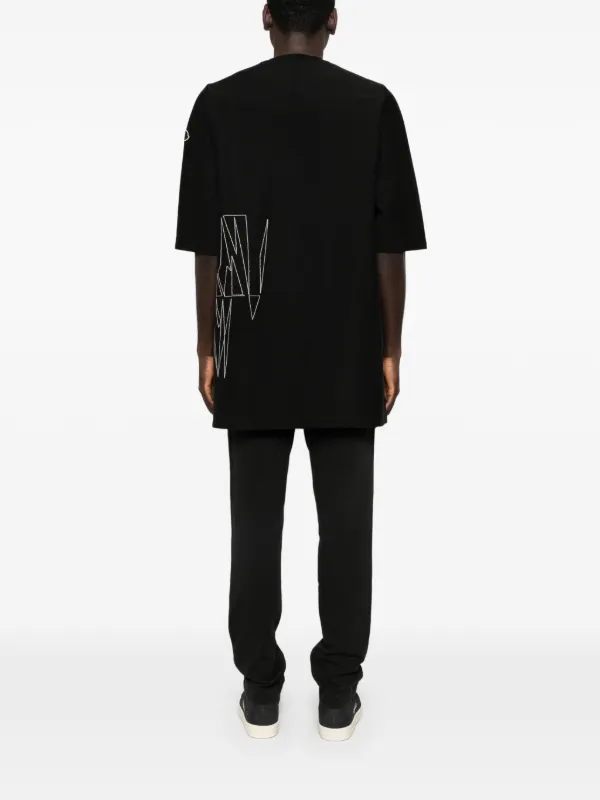 Moncler + Rick Owens x Rick Owens Embroidered Crewneck T-shirt