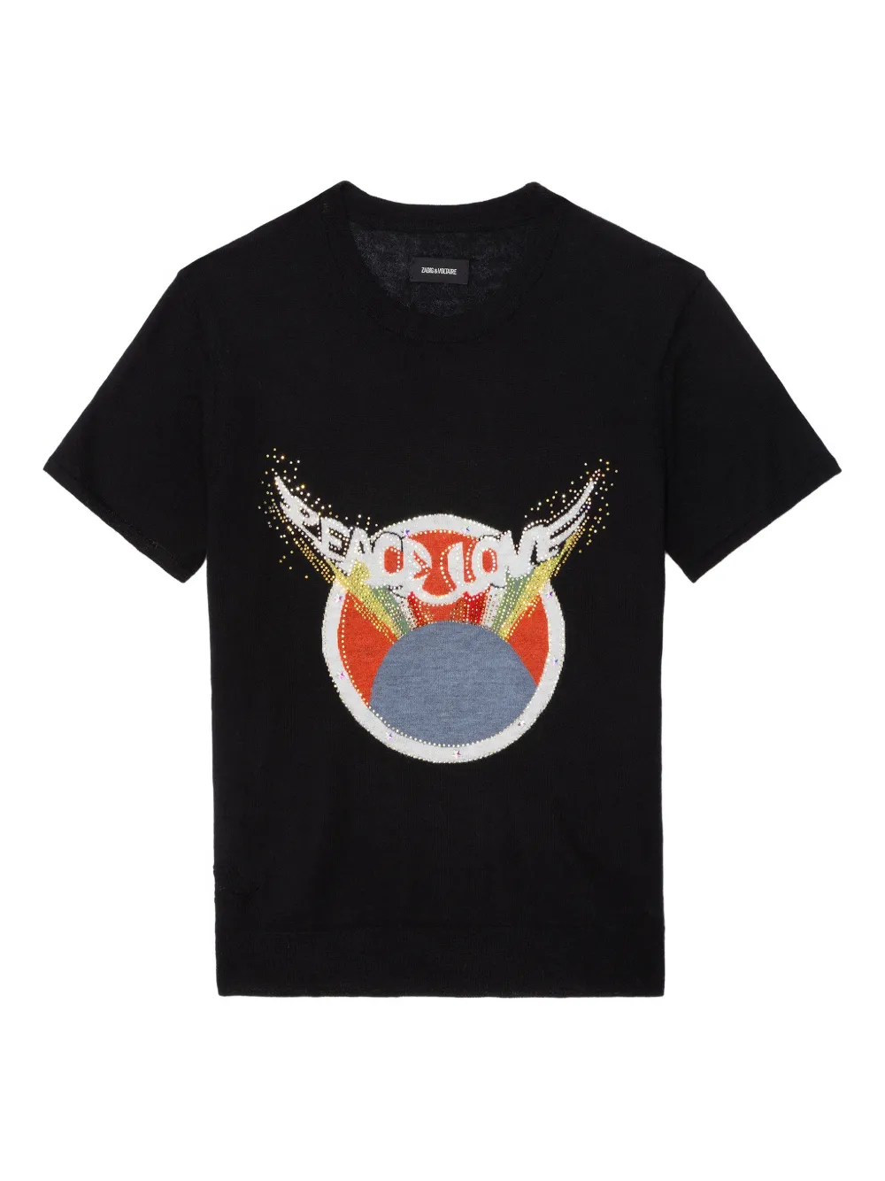 Zadig&Voltaire T-shirt con decorazione - Nero