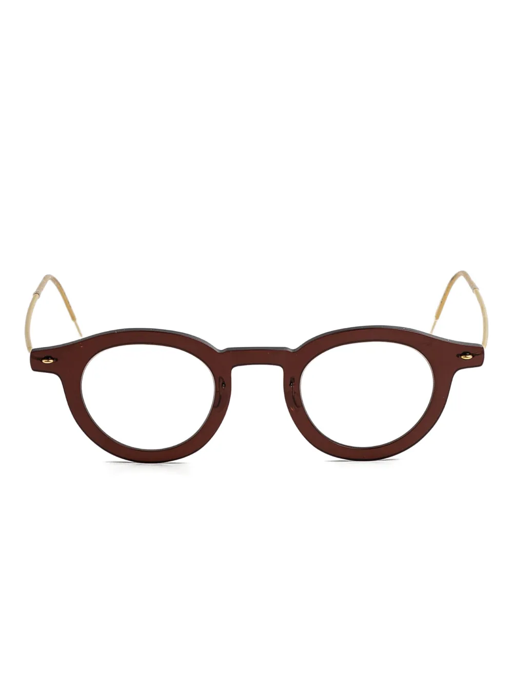 Lindberg round-frame glasses | Brown | Image 1