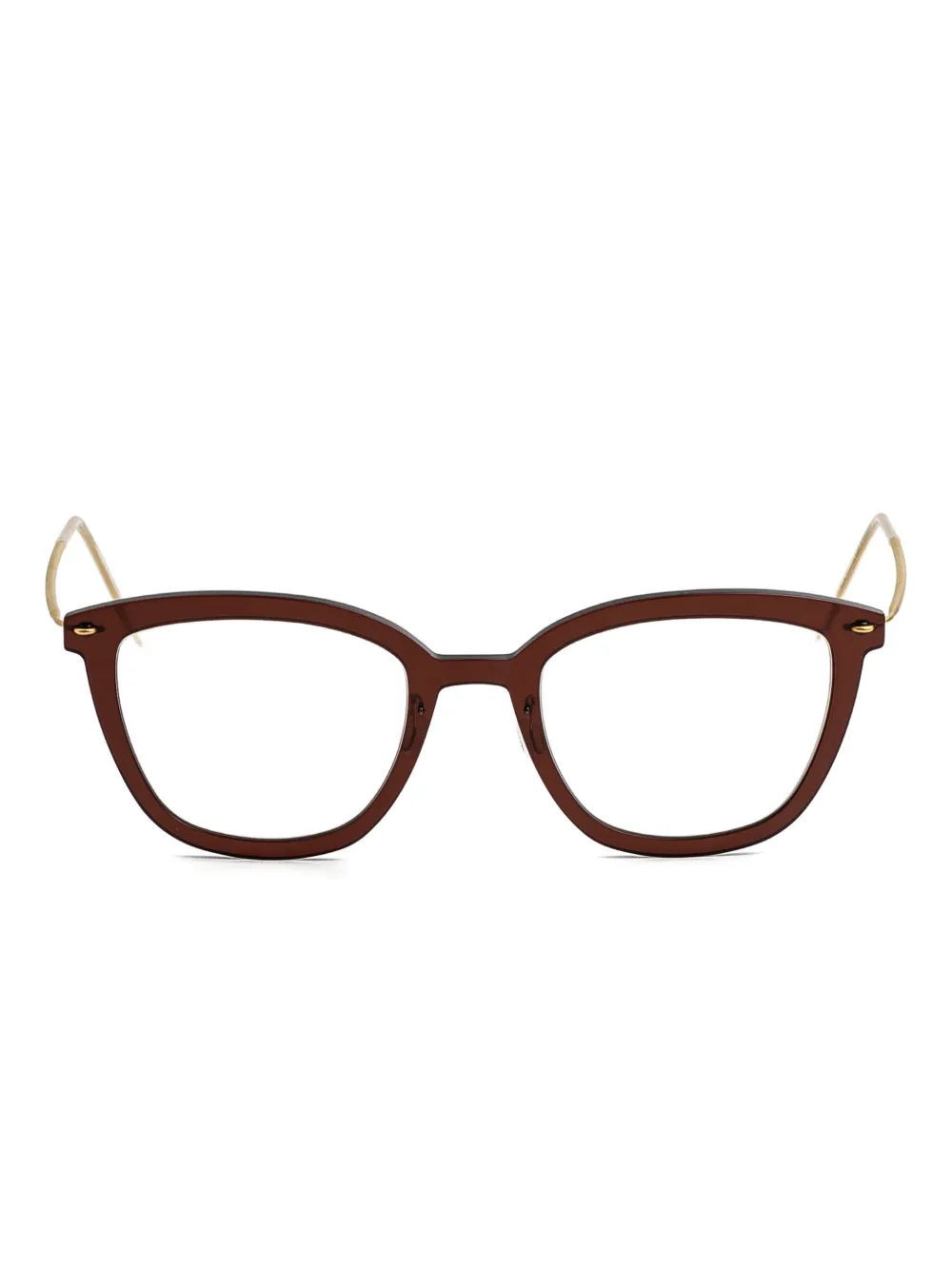 Lindberg geometric glasses | Brown | Image 1