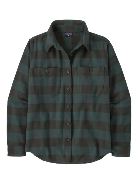 Patagonia Fjord buttoned checked shirt