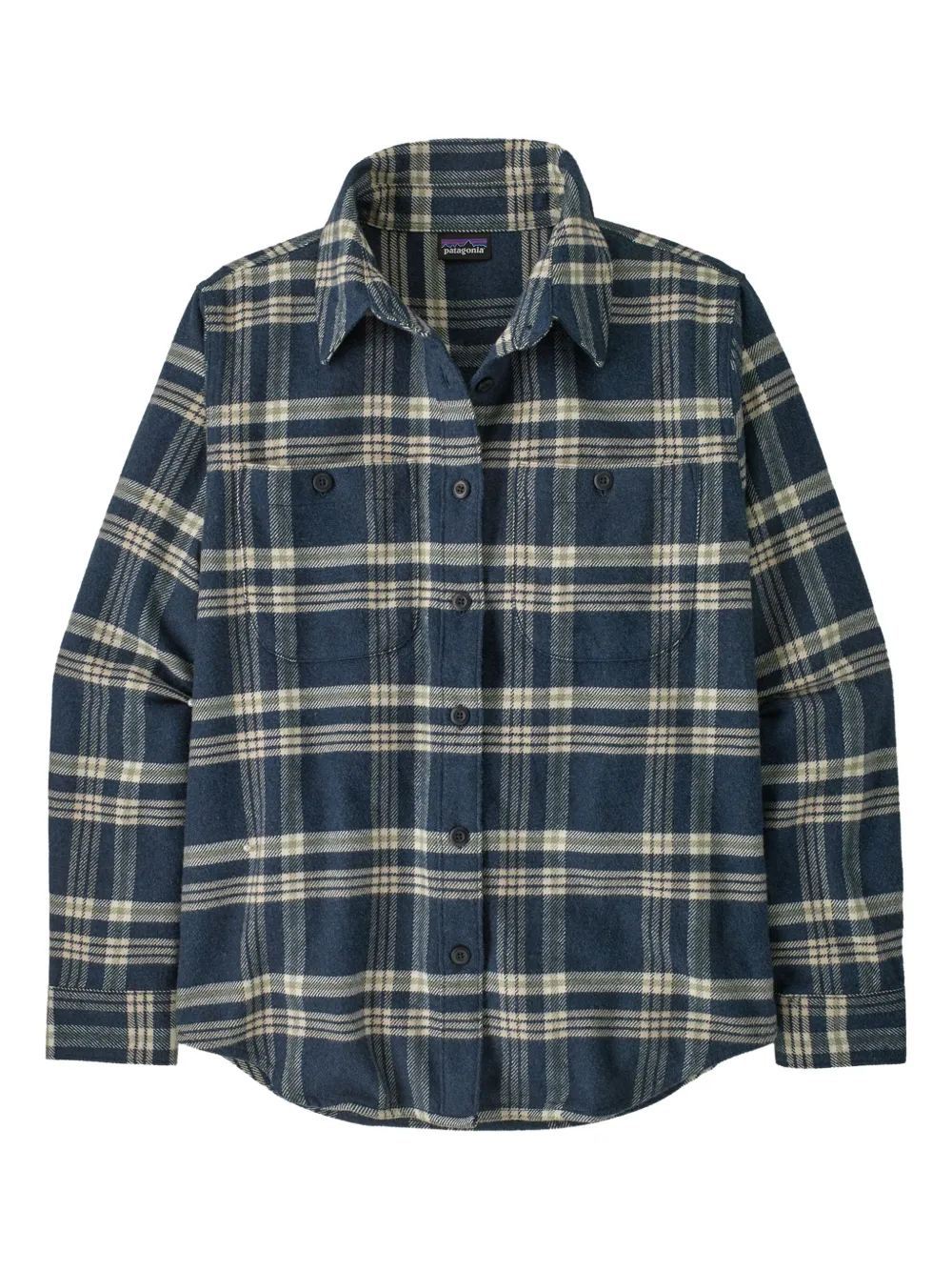 Patagonia Plaid Pocketed Shirt In Blue