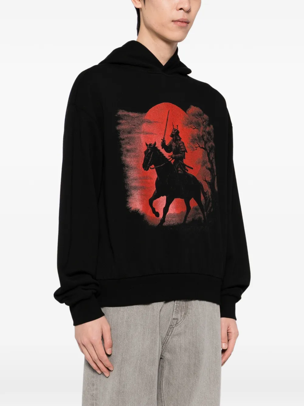  Melt Sudadera Estampada Con Capucha - Negro 