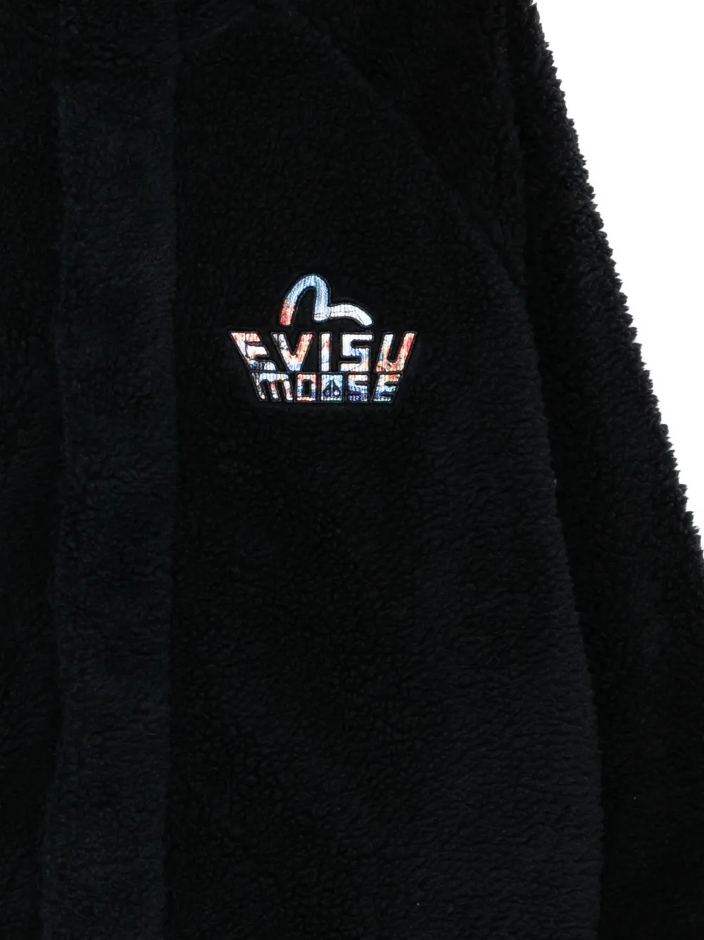 Evisu X Moose Sherpa Jacket In Black