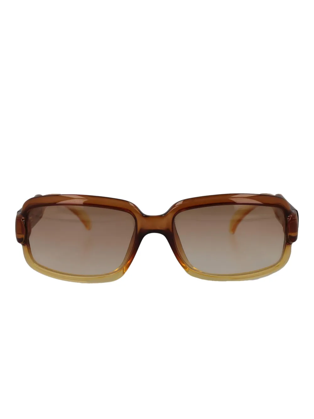 Gucci Pre-Owned logo-detailed sunglasses - ブラウン