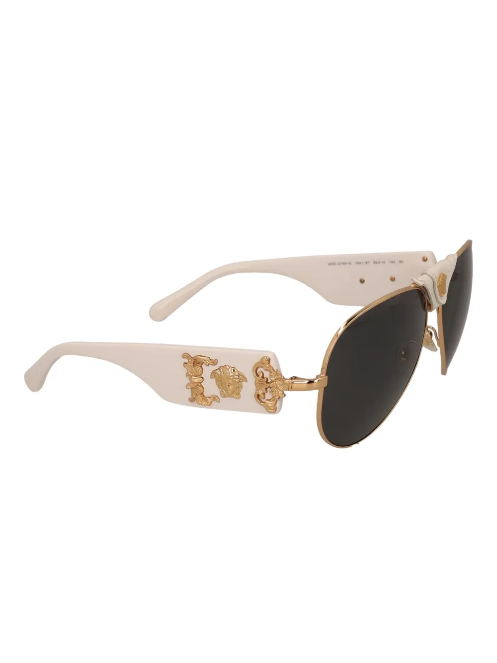 Versace Pre-Owned logo-detail pilot-frame sunglasses | Image 2