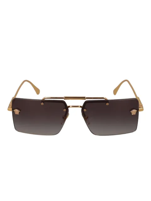 Versace Pre-Owned logo-detailed sunglasses