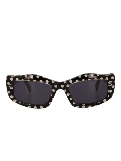 Moschino Pre-Owned polka-dot logo-detailed sunglasses