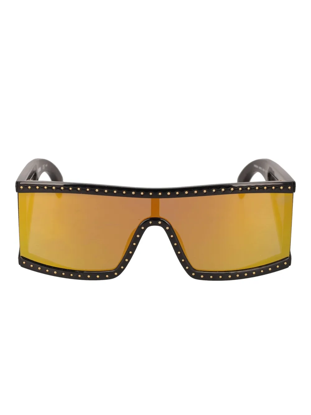 Moschino Pre-Owned studded tinted-lenses sunglasses - ブラック
