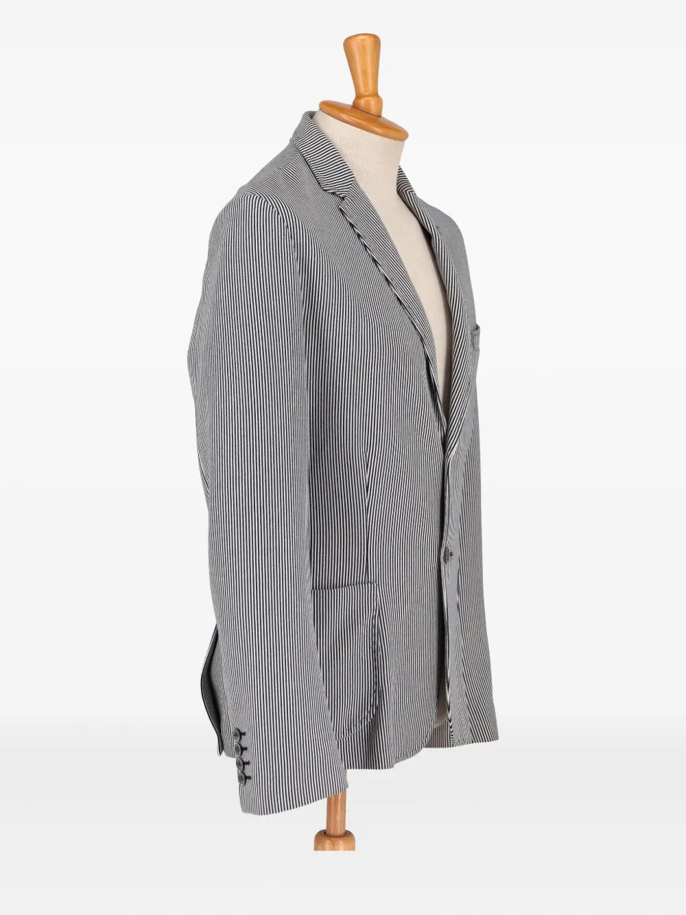 Massimo Rebecchi striped two-buttoned jacket | Image 2