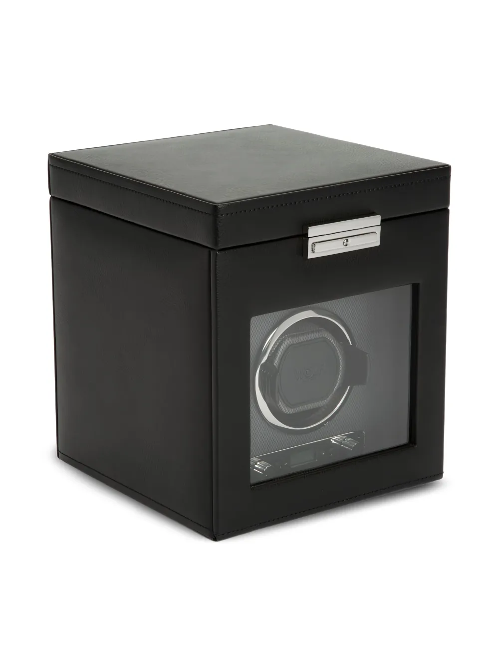 Wolf Viceroy Single-storage Watch Winder (22.6cm X 19.7cm) In Black