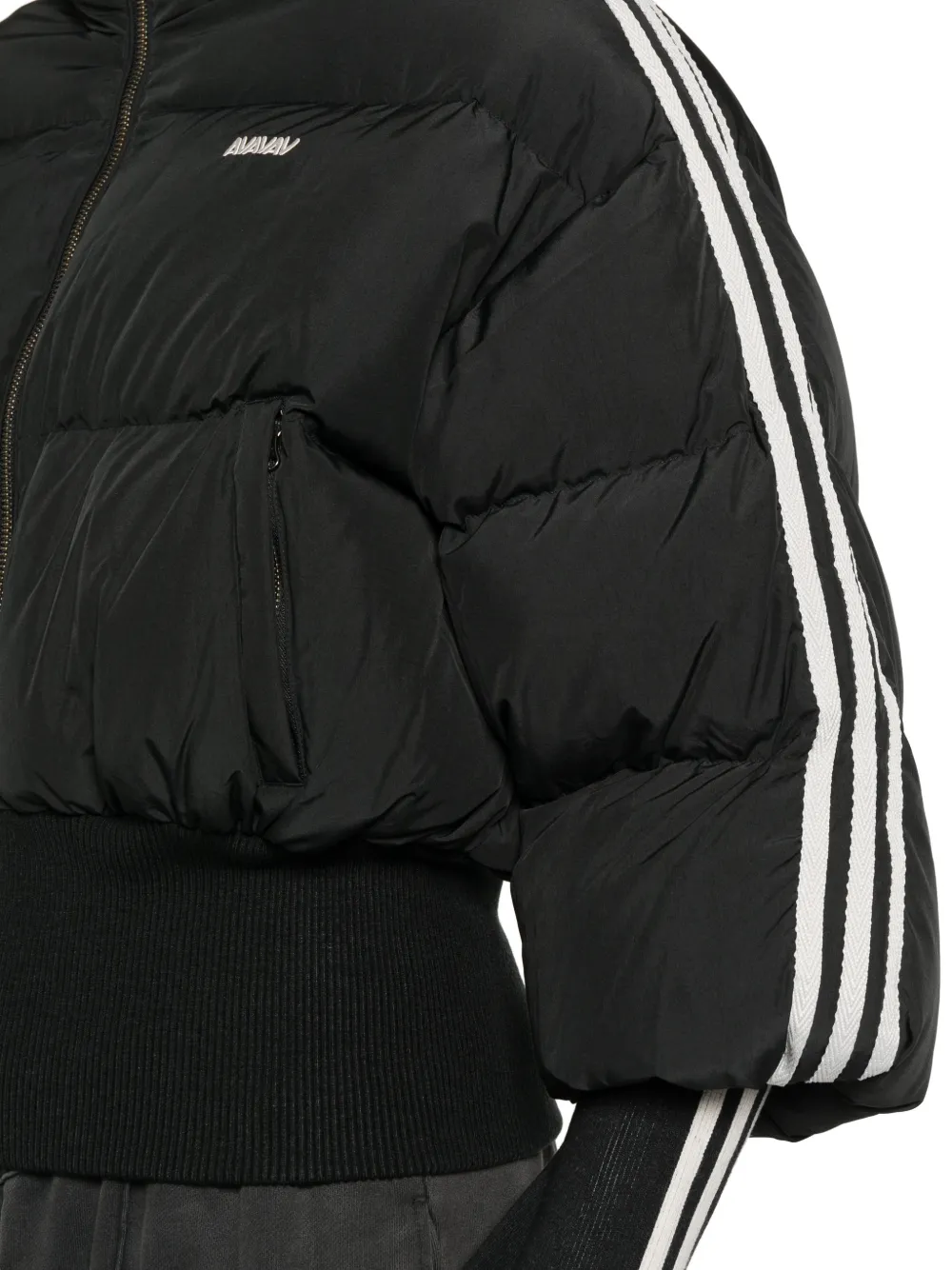 Adidas Originals X Avavav Puffer Jacket In Black
