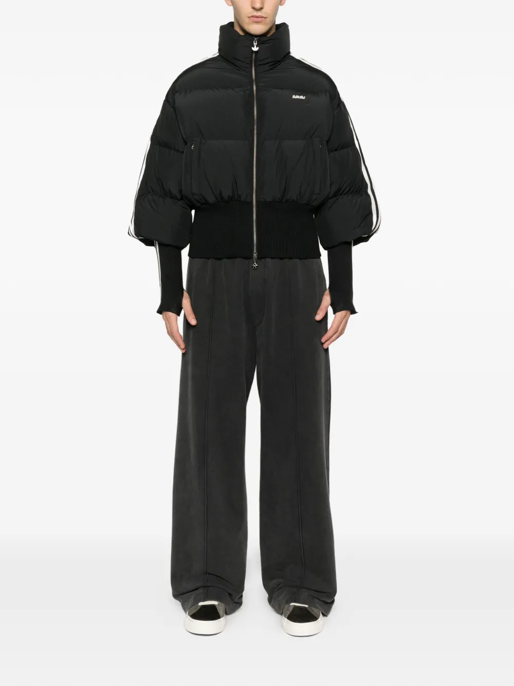 Adidas Originals X Avavav Puffer Jacket In Black