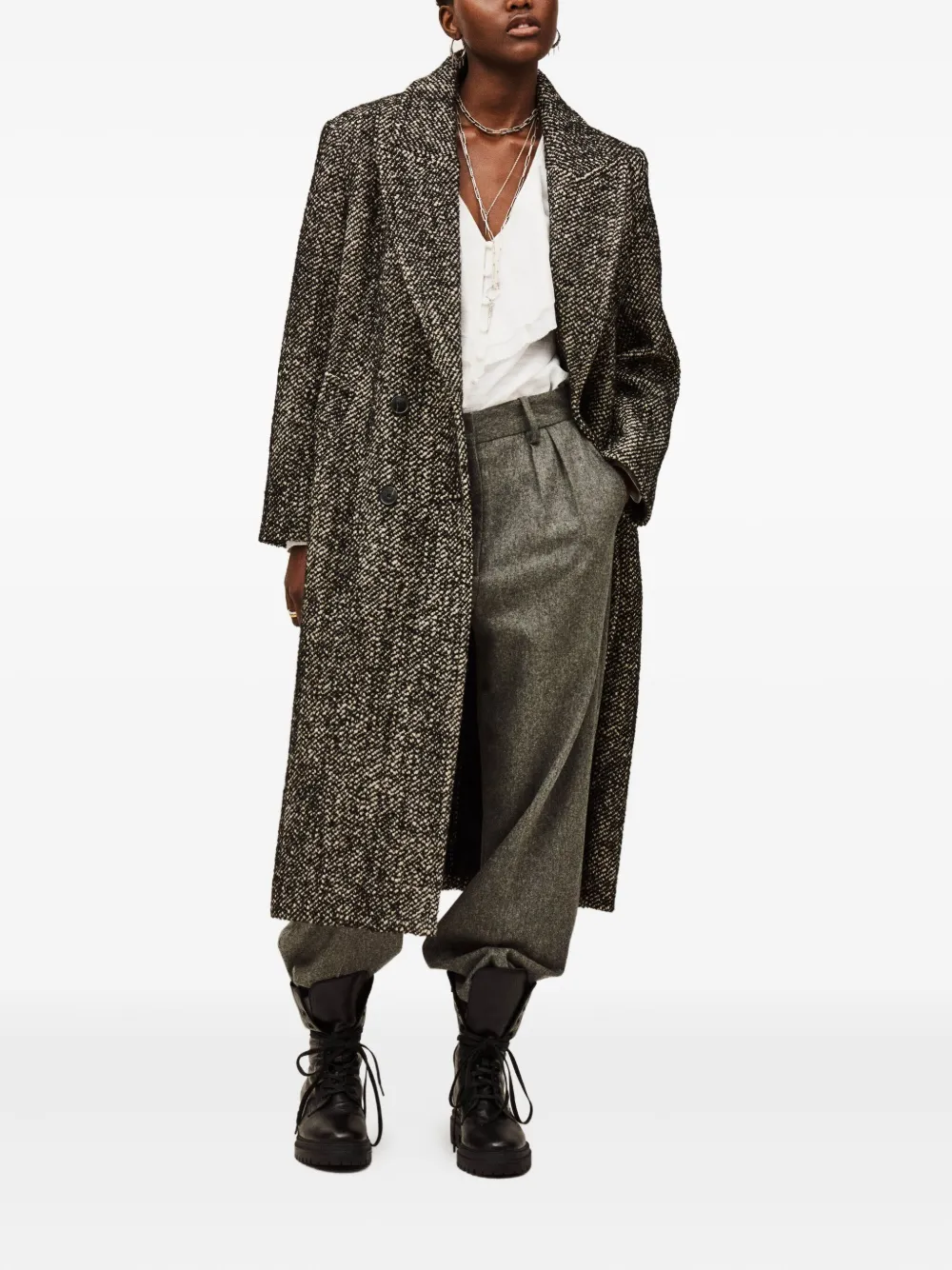 Ba&Sh Voxlow double-breasted patterned coat | ダブルコート | Image 2