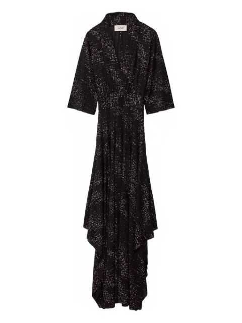 Ba&Sh Tresor v-neck handkerchief dress